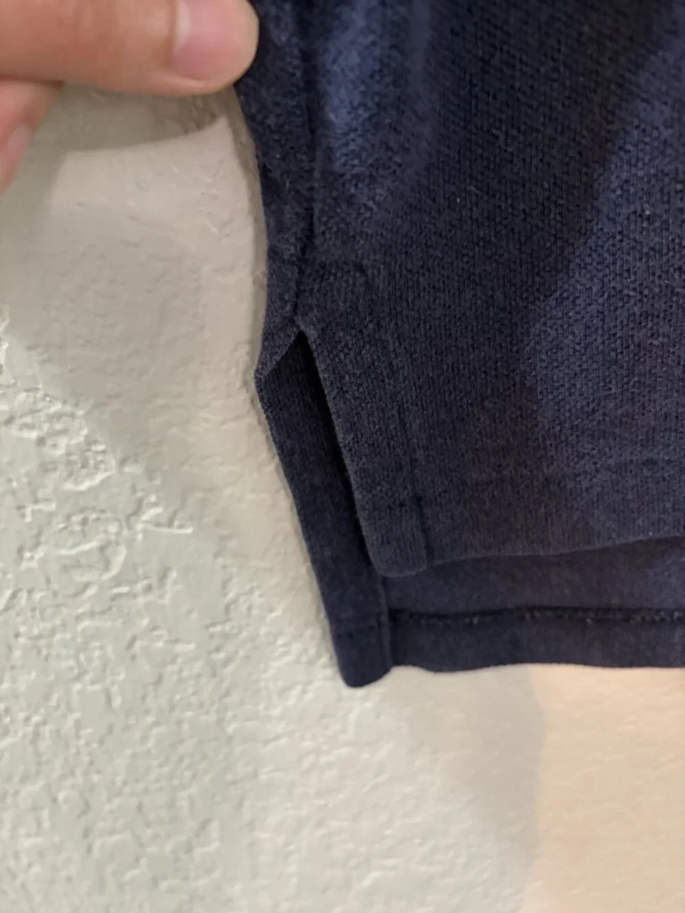 Vintage Polo By Ralph Lauren Navy Polo Sz L 100% Cotton